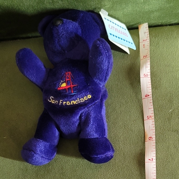 City Bears San Francisco City Golden Gate Bridge Bear Stuffed Plush Toy 7" NWT - Picture 8 of 8